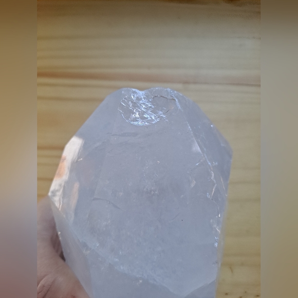 Extra Large Quartz Crystal Point Display Piece - Picture 3 of 8
